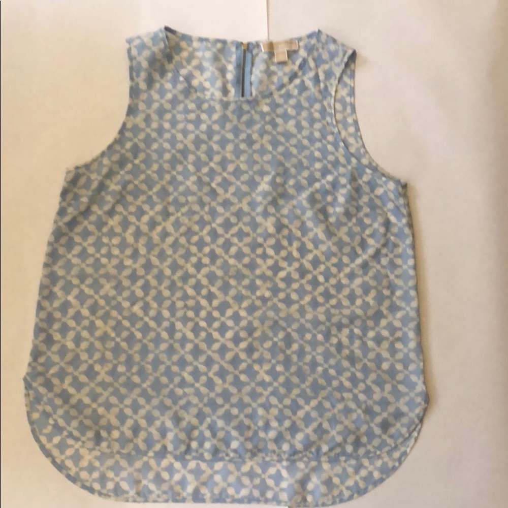 Michael Kors blue white high low top Sz XL